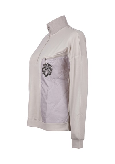 Vedi Kadın Sweatshirt 25kv6319 Taş