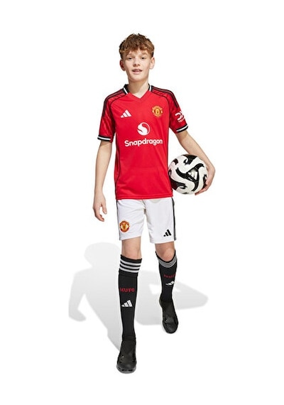 Adidas Çocuk Manchester United 25/26 İç Saha Şortu Çocuk Futbol Şortu Jp3017 Beyaz Beyaz