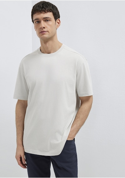 Mavi - Gri Basic Tişört 0613466-70077 Gri
