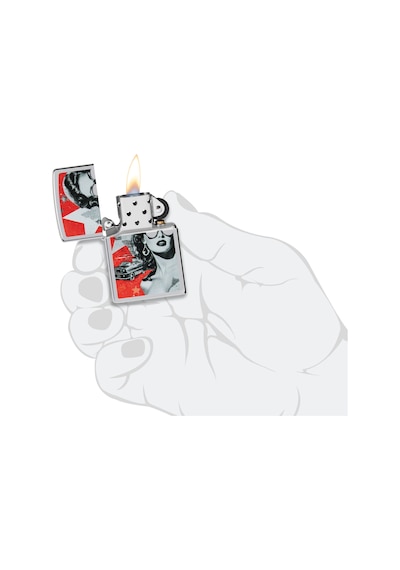 Zippo 250 Nostalgic Design Çakmak Çok Renkli