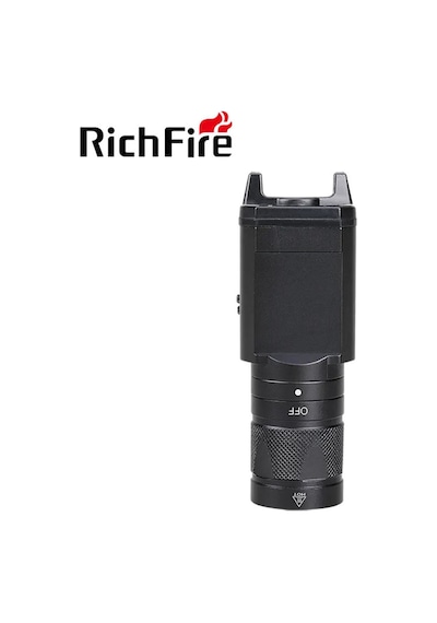 Richfire 400 Lümen Kızılötesi Gece Görüş Elektrikli Fener Işık Siyah