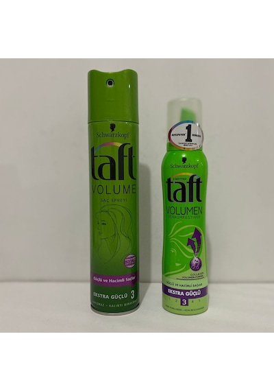 Taft Volume Saç Spreyi Alana Volumen saç Köpüğü Hediye