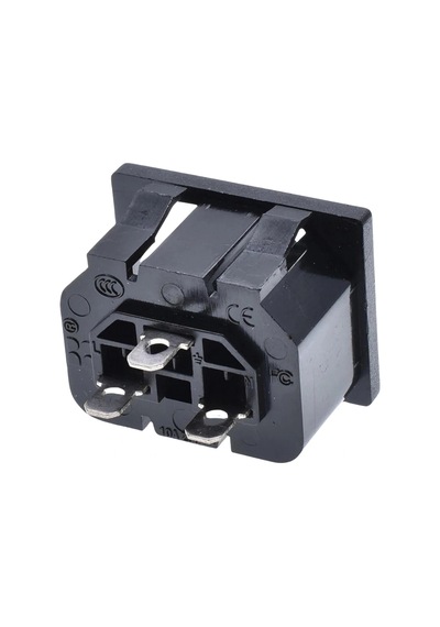 Ic-212d C13 Power Soket Dişi Kulaksız As-04f