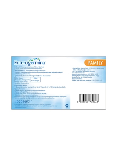 Enterogermina Family Probiyotik 10 Flakon