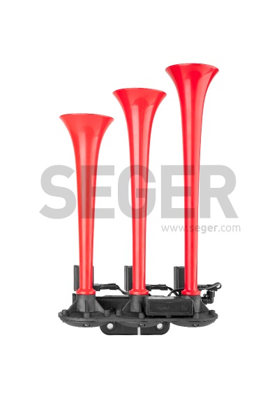 Seger 12 Volt Plastik 3 Borulu Saydırmalı Arap Dali Dali Korna