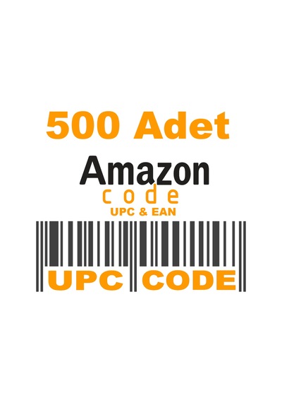 500 Adet Upc Ean Barkod Kodu Numarası Gtin