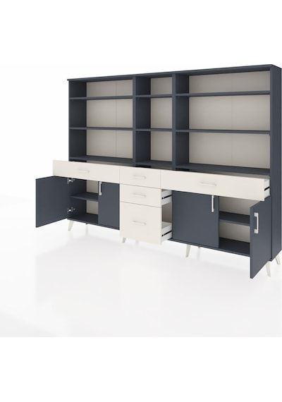 Arges Dolap 11 Raflı 5 Çekmeceli 4 Kapaklı 220x30x163 Antrasit-antrasit/aytaşı Antrasıt/aytası - Antrasıt Arges Dolap 11 Raflı 5 Çekmeceli 4 Kapaklı 220x30x163 Antrasit-antrasit/aytaşı Antrasıt/aytası - Antrasıt