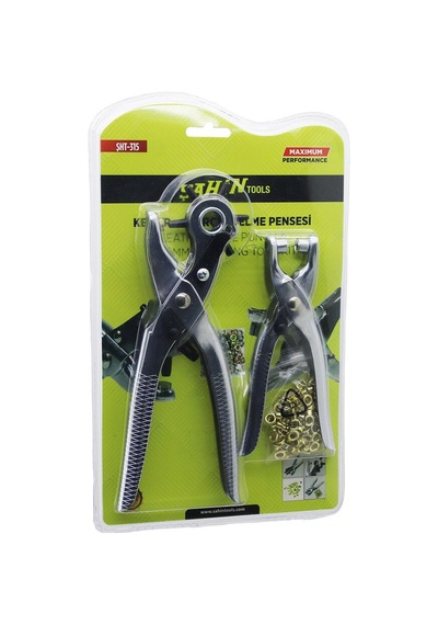 2li Set 6 Dişli Metal Kemer Delme Pensesi Perçin Pensesi Gold Perçin 12141078