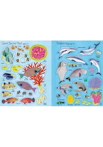 First Sticker Book Coral Reef - Usborne Publishing