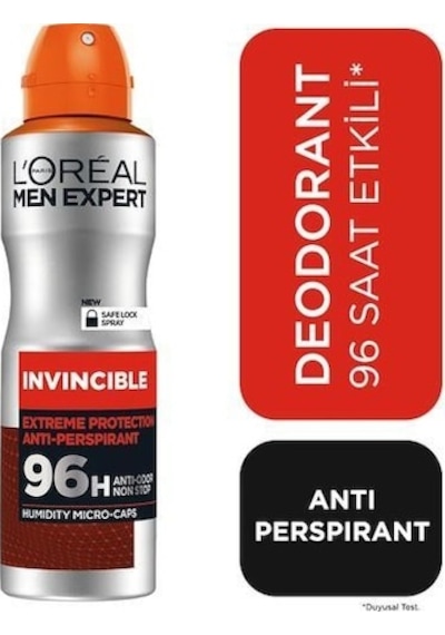 L'Oreal Paris Men Expert Invincible 96H Erkek Deodorant 150 ML