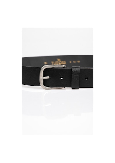 Tudors Erkek %100 Hakiki Deri 4 Cm Spor Siyah Kemer-26410 Siyah