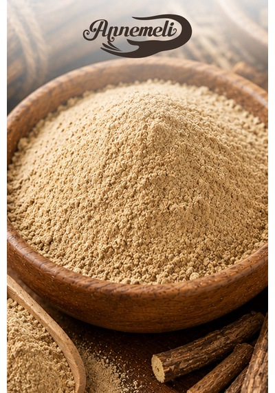 Meyan Kökü Tozu 250 Gr İnce Öğütülmüş Meyan Kökü, Glycyrrhiza Glabra, Aromatik Bitkisel Toz