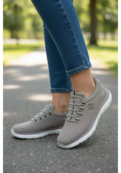 Tuğba Ortopedi 085-2 Genç Rahat Sneaker Vizon