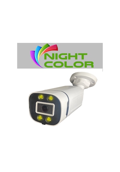 Bises 5 Megapiksel Sony Lens 4 Warm Led Gece Renkli Gösteren Güvenlik Kamerası Bs 604w