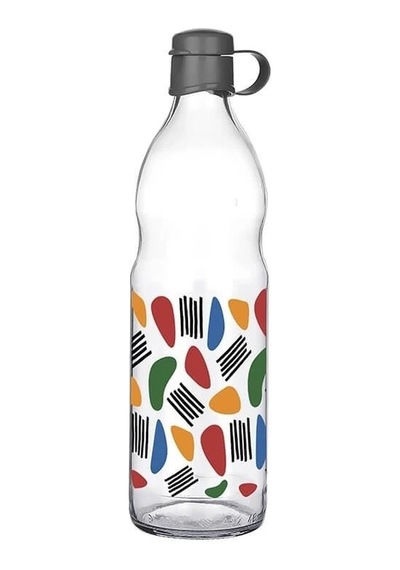 Ers Frido Desenli Cam Suluk 1000 Ml Çok Renkli