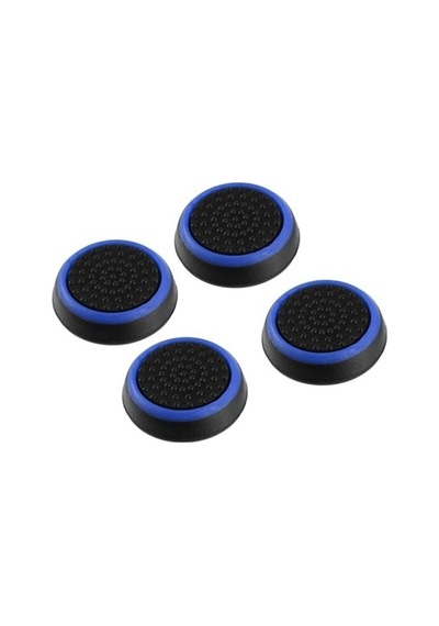 Cafele PS4 - PS5 - Xbox One X/S - Series X - Series S Analog Koruyucu Silikon Pad Mavi Noktalı