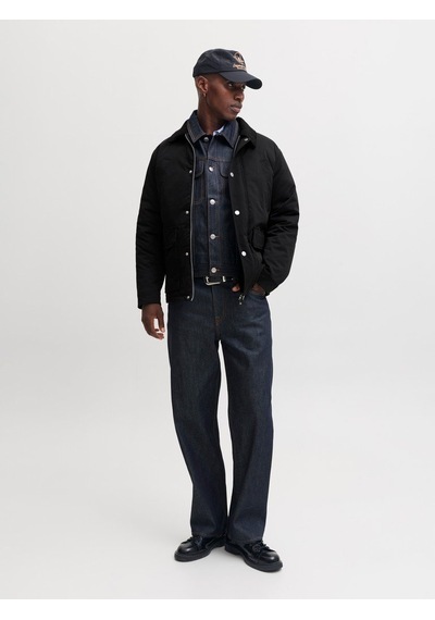 Jack & Jones Jornorrebro Padded Barn Jacket Sn Siyah Jack & Jones Jornorrebro Padded Barn Jacket Sn Siyah