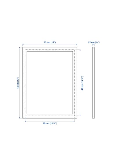Ikea Fıskbo Fotoğraf Çerçevesi 30 X 40 Cm Beyaz