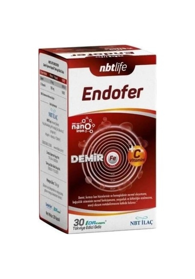 Tr Endofer, Demir Ve C Vitamini İçeren, 30 Kapsül