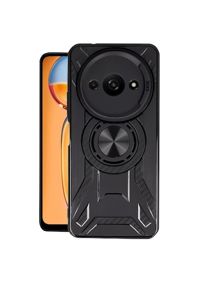 Xiaomi Redmi A3 4g Uyumlu Kılıf Lincoln Silikon - Siyah