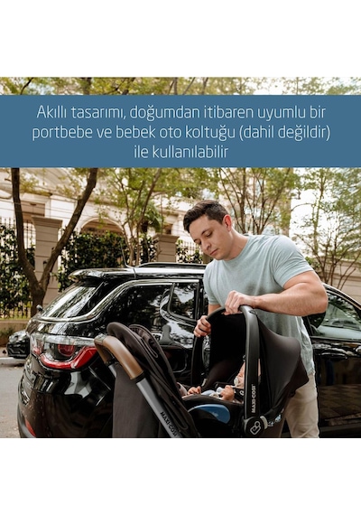 Maxi-Cosi Eva Otomatik Katlanan Kompakt Seyahat Sistem Olabilen Bebek Arabası