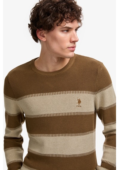 U.S. Polo Assn. U.s. Polo Assn. Erkek Haki Kazak /triko 50307846-vr027
