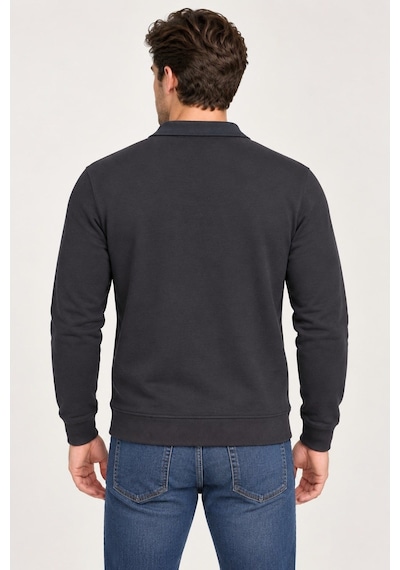 V9007 Dewberry Erkek Sweatshırt-lacivert-1