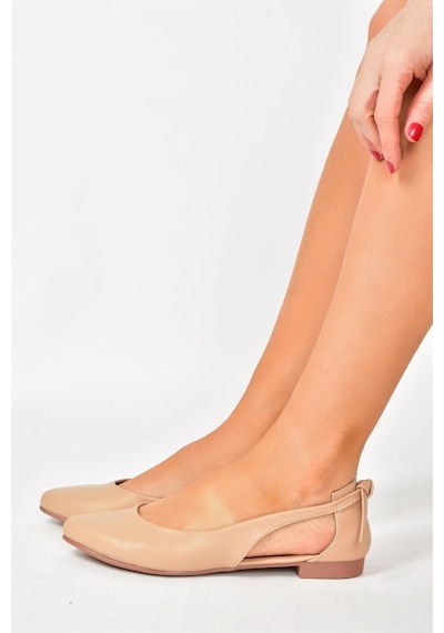 Fox Shoes Ten Kadın Babet H726324009 Ten Rengi