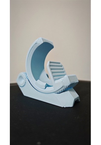 Morfem3d Mavi Ayarlanabilir Cep Telefonu Standı Masaüstü Telefon Tutucu