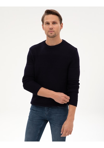 Pierre Cardin Erkek Lacivert Kazak /triko 50315713-vr033 Lacivert