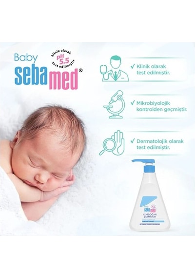 Sebamed Baby Ph 5.5 Bisabolol İçerikli Koruma Ve Bakım Sağlayan Yenidoğan Bebek Şampuanı 500 Ml