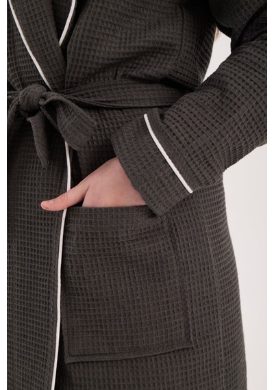 Unisex Soho Pike Bornoz - Antrasit