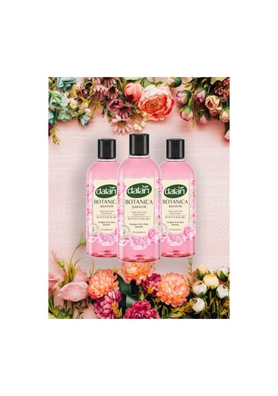 Botanica Duş Jeli 500ml Şakayık 3 Adet Diğer