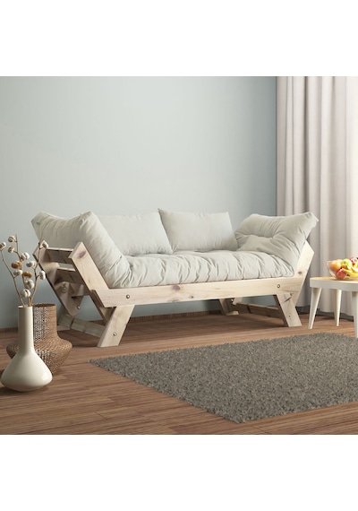Adalar Masif Natural-kırık Beyaz Renk 2li Kanepe Cpt8129-210