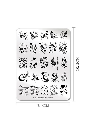 Nicole Diary Metal Stampa Tabakası X014 56261