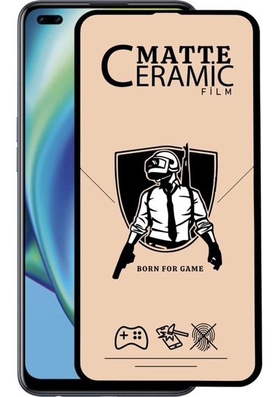 Oppo Reno 4 Lite Mat Tam Full Kaplayan Seramik Nano Cam Ekran Koruyucu
