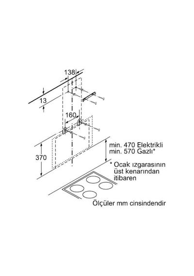 Bosch DWK65AD60R Duvar Tipi 60 CM Davlumbaz