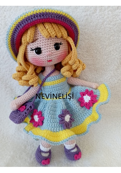 Amigurumi Alara Bebek Çok Renkli