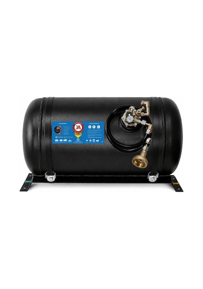 32 Litre Euro Yatay Karavan Lpg Tankı Siyah
