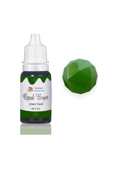 Epoksi Reçine Opak Boya Pigment Opak Epoksi Boyası 20 Ml Çimen Yeşili - 1312