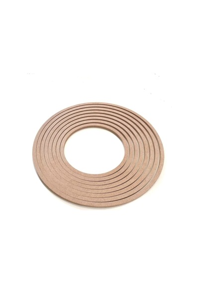 8'li Ham Mdf, 8mm Kalınlık, 30 Cm Kasnak, Boyanabilir Vidasız Kasnak, Makrome Halkası, Düş Kapanı
