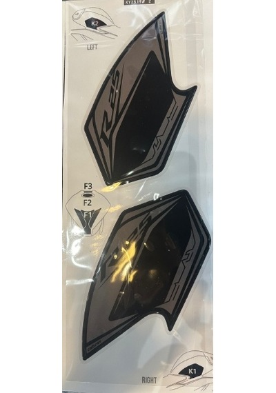 Calibrex Yamaha R25 2019-2024 Tank Pad Full Set Xy2519w