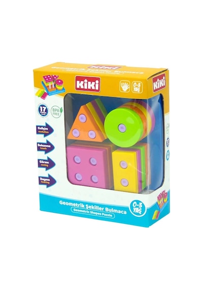 Mey İthalat Kiki Geometrik Şekiller Bulmaca