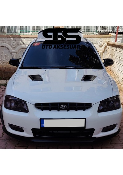 Hyundai Yumurta Kasa Uyumlu Piano Black Parlak Siyah Kaput Üstü Havalandırma Izgarası