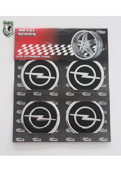 Jant Göbeği Etiketi Opel 60Mm Çap Siyah (502481175)