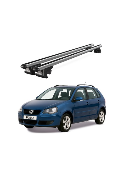 Venüs Volkswagen Polo 2001-2009 Uyumlu Gri Ara Atkı Port Bagaj Tavan Barı