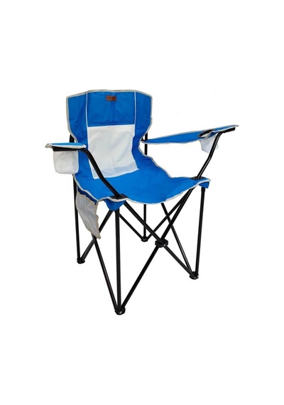 Katlanır Kamp Piknik Sandalyesi - Madfox Harbor - Bardaklıklı - Mavi - 547285 - Taşıma Çantalı Çok Renkli
