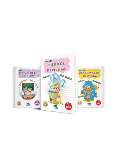 Tandem Farklı 1.sınıf 2.dönem Defterim Seti 3 Kitap
