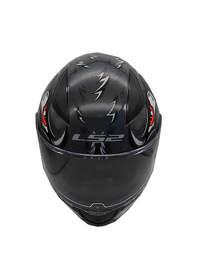 Ls2 Rapıd 2 Spox Kapalı Kask Gri - Kırmızı
