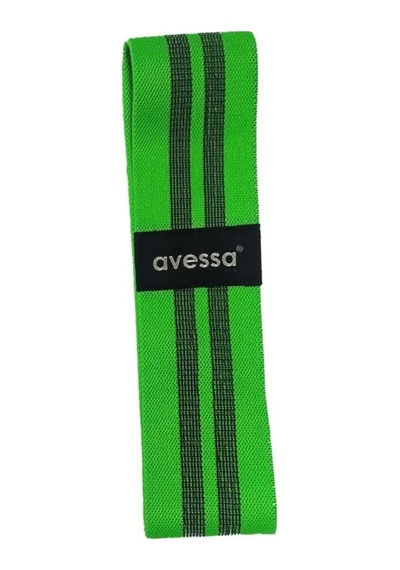 Avessa Lab Profesyonel Dokuma Aerobik/direnç Bandı - Orta / Yeşil Yeşil